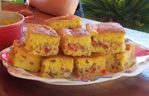 Aproveitando o milho, Torta De Milho, Massa De Acarajé De Milho, Creme Tipo Vatapá