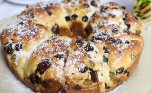 Pão Doce de Páscoa sem Sovar