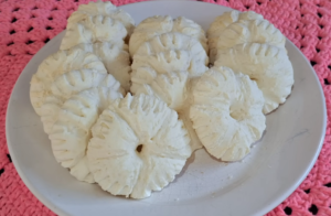 Bolacha de polvilho deliciosa. Muito macia ,fácil e prática.