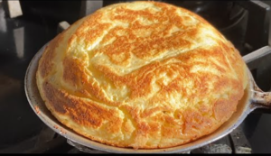 Delicioso e cremosinho! Panqueca de Queijo Delicioso