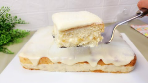 Bolo Quatro Leites com Abacaxi