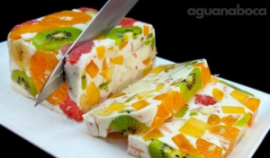 Sobremesa de frutas que viralizou