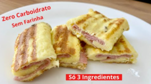 Substitua O Pão Por Essa Delícia Zero Carboidrato, Só 3 Ingredientes!