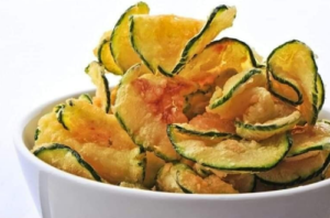 Chips De Abobrinha Feitos Na Air Fryer