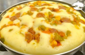 Torta Salgada com massa de Maisena