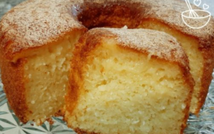 Bolo de aipim no liquidificador super cremoso e que fica pronto bem rapidinho