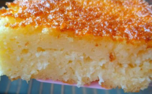 Bolo Queijadinha Cremoso