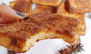 Rabanada no pão de forma