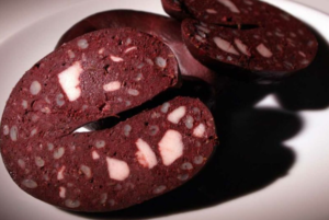 Chouriço caseiro temperado delicioso