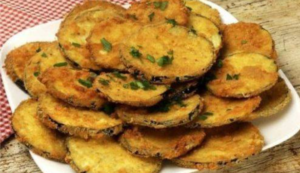 Berinjela a milanesa sequinha e saborosa