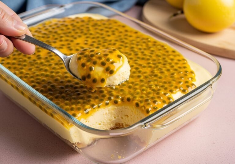 Mousse de Maracujá Sem Açúcar